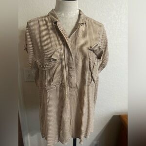 Striped Loft Shirt - L